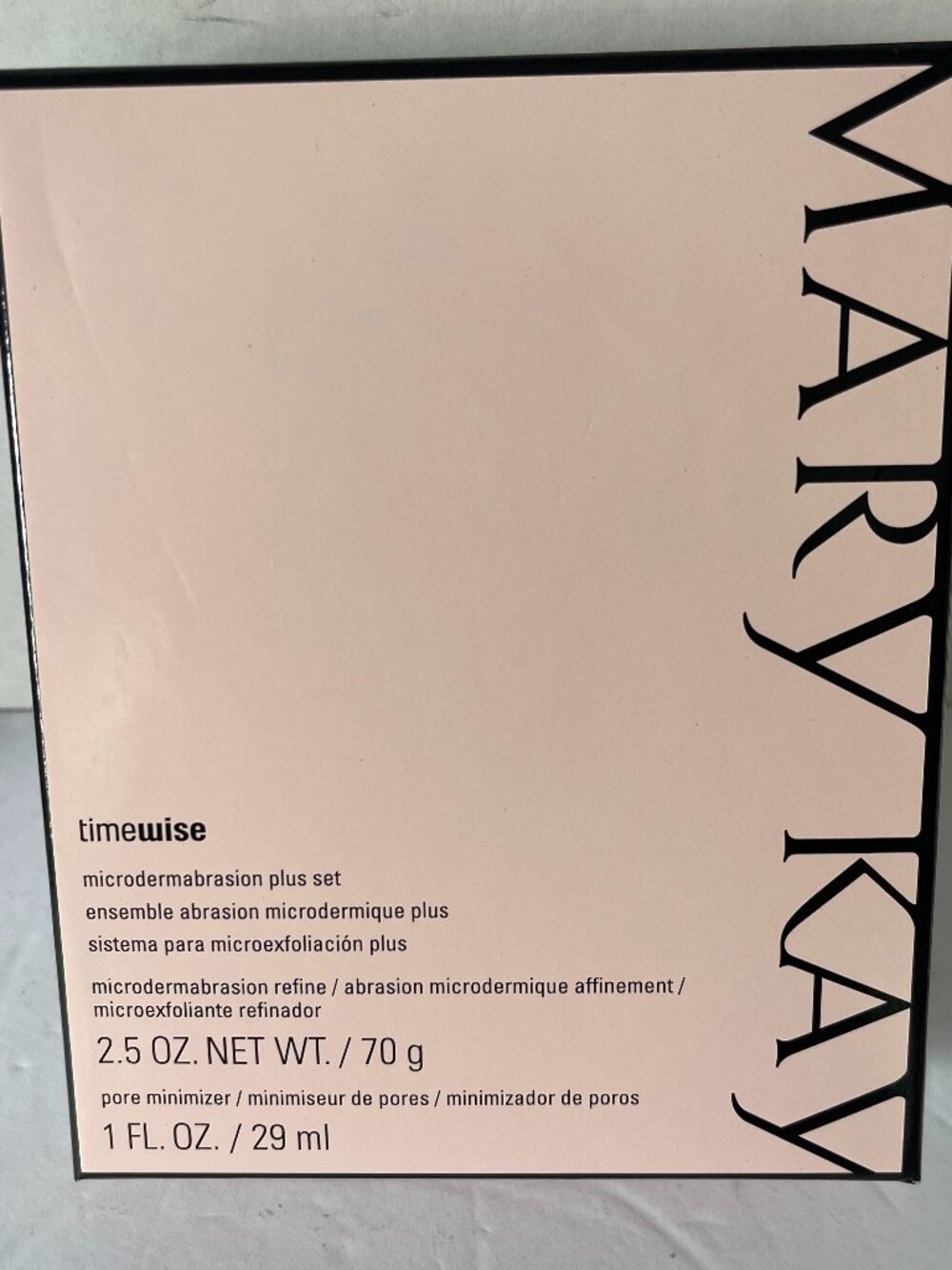 MARY KAY TimeWise Microdermabrasion Plus Set 2.5oz Refine 1oz Pore Minimizer NEW